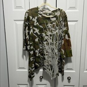Camouflage Tunic Top